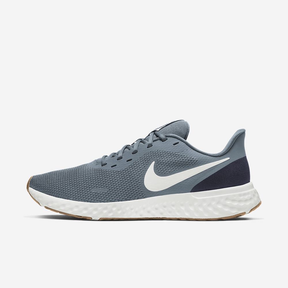 Chaussure De Running Nike Revolution 5 Bleu 1702-365 Ozone Blue/Obsidian/Gum Medium Brown/Photon Dust Homme | PGI-32610978